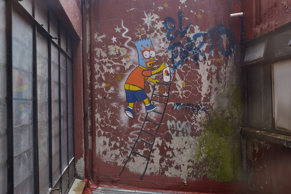 Bart Simpson Mexico Street Art