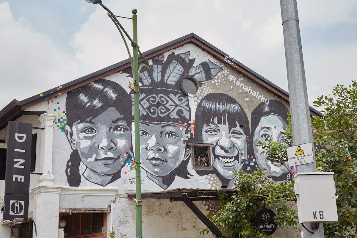 #tanahairku Murals Kuching