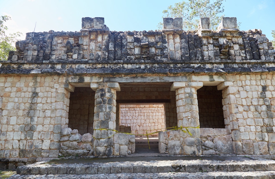 Visiting Uxmal Ruins