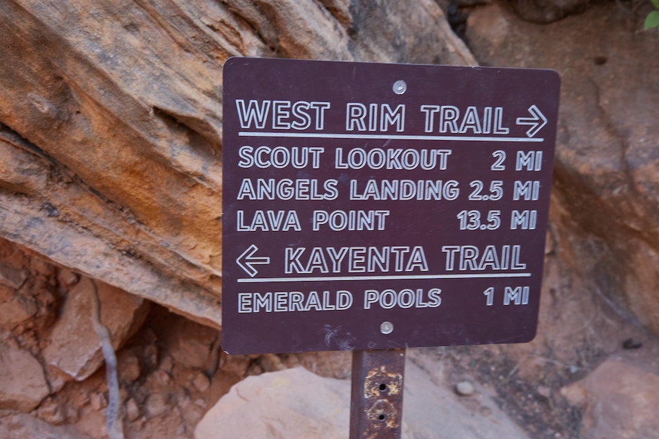 Emerald Pools Hiking Angel's Landing