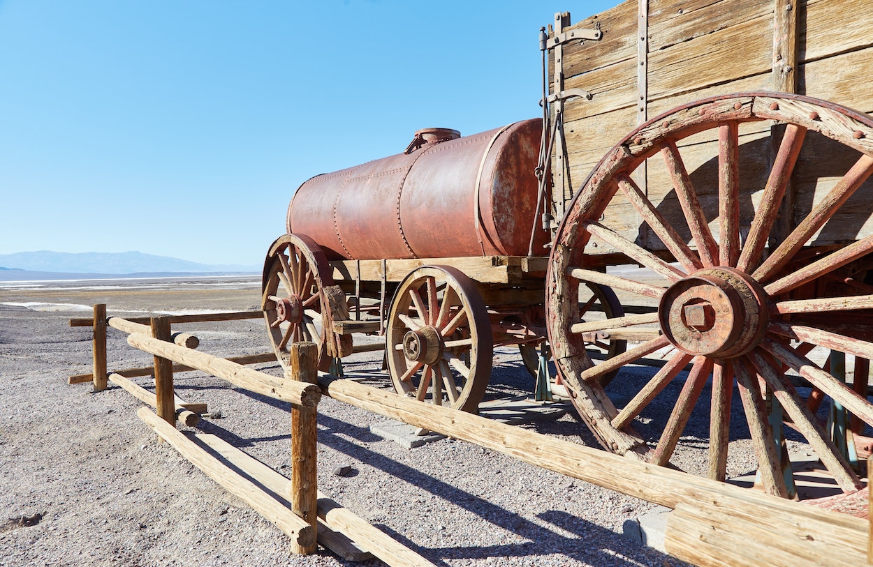 Harmony Borax Works One Day in Death Valley