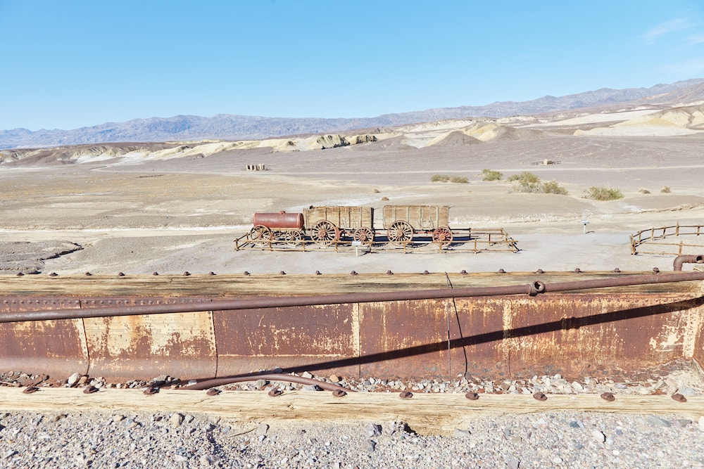 Harmony Borax Works One Day in Death Valley