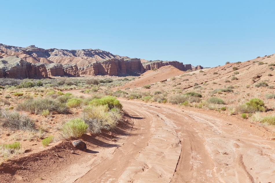 Factory Butte Moonscape Overlook