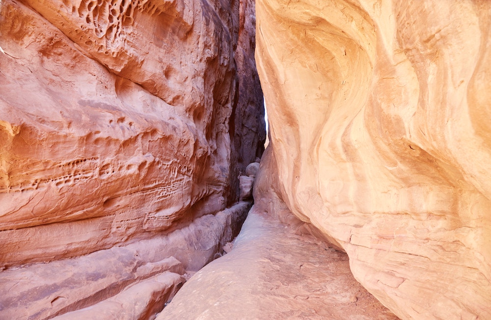 Hiking Fiery Furnace Arches