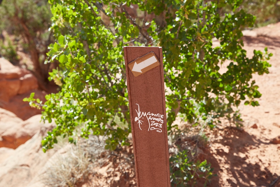 Hiking Fiery Furnace Arches